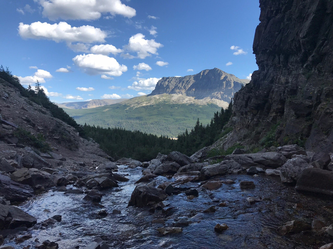 Apikuni Falls-冰河国家公园必去景点
