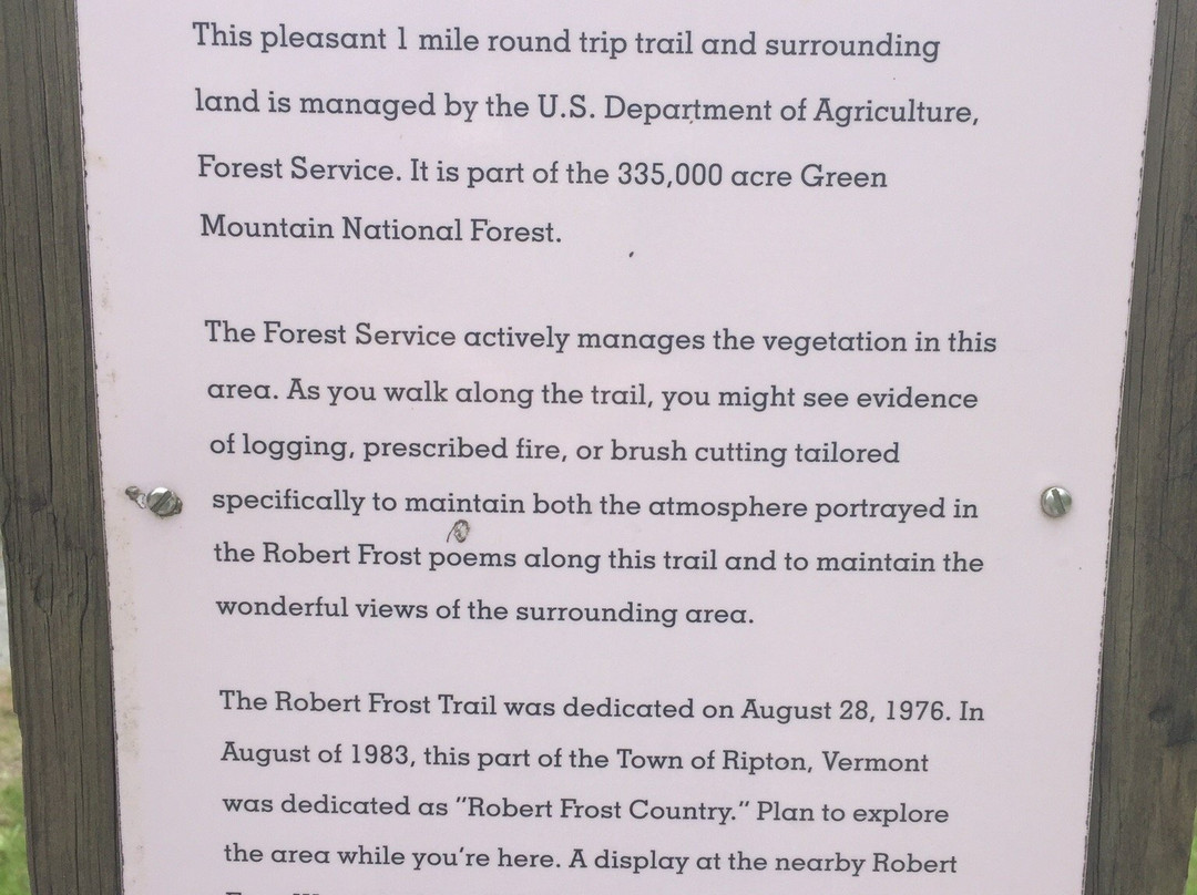 Robert Frost Wayside Trail景点图片