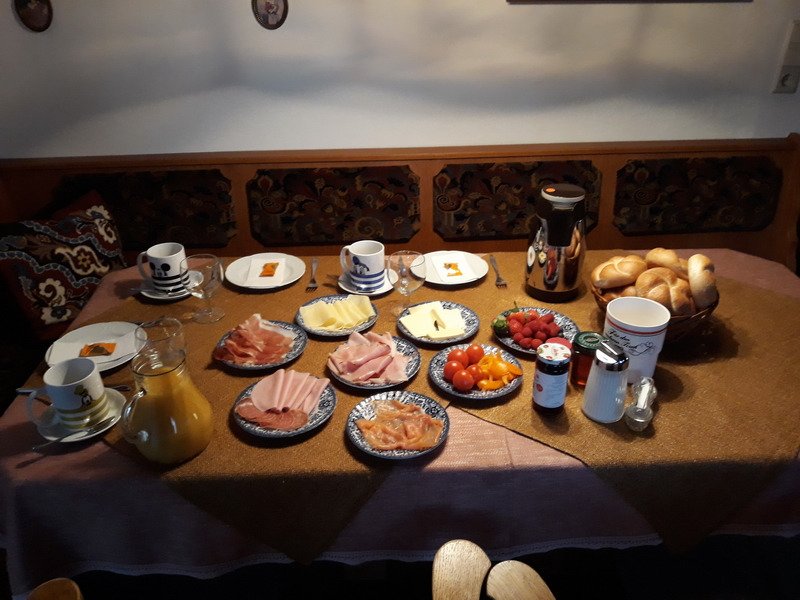 Feriengastehaus Glockenstuhl-餐饮