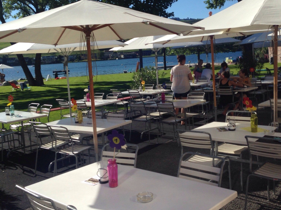 Seebad Mit Strand Am Vierwaldstattersee-屈斯纳赫特瑞吉必去景点