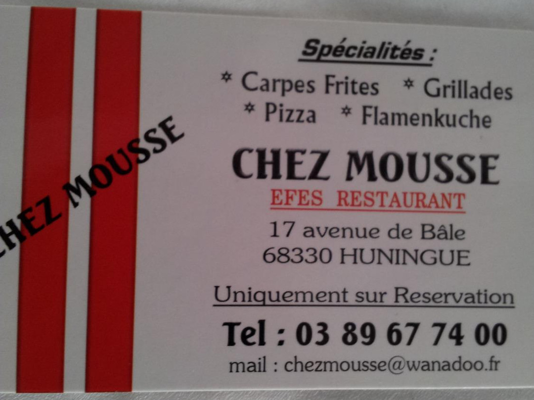 Huningue餐馆和美食-Chez Mousse