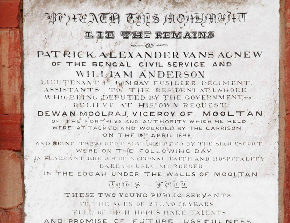 Monument of Van Alexander Agnew-Multan必去景点