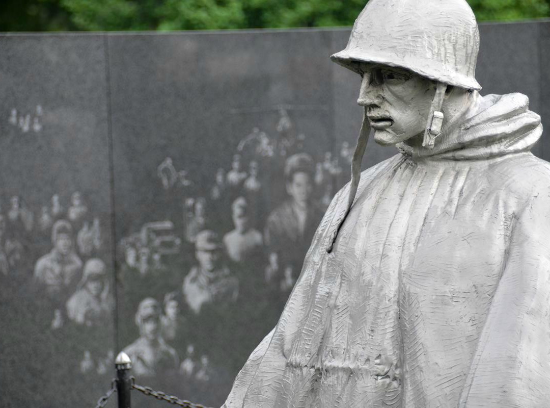 韩战军人纪念碑-华盛顿特区必去景点