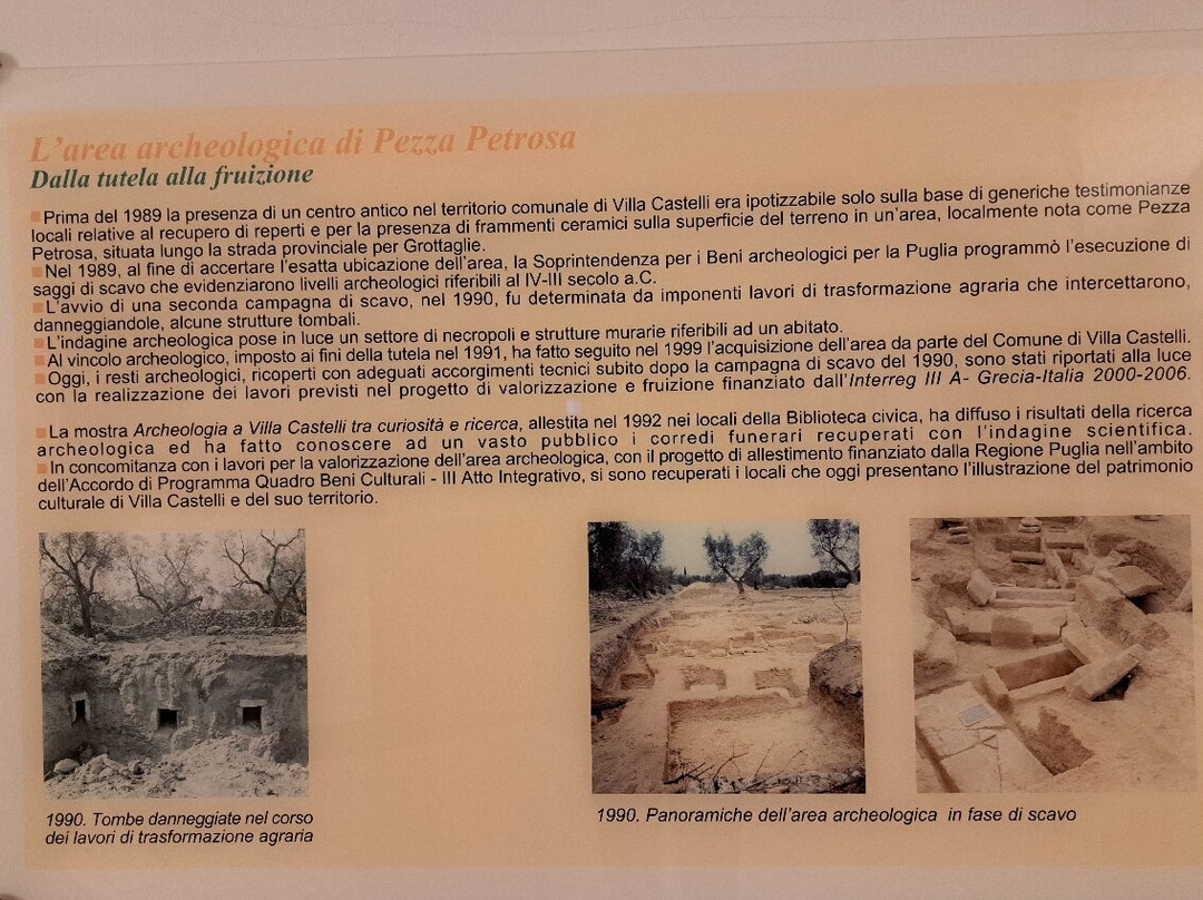 Sito archeologico di Pezza Petrosa景点图片