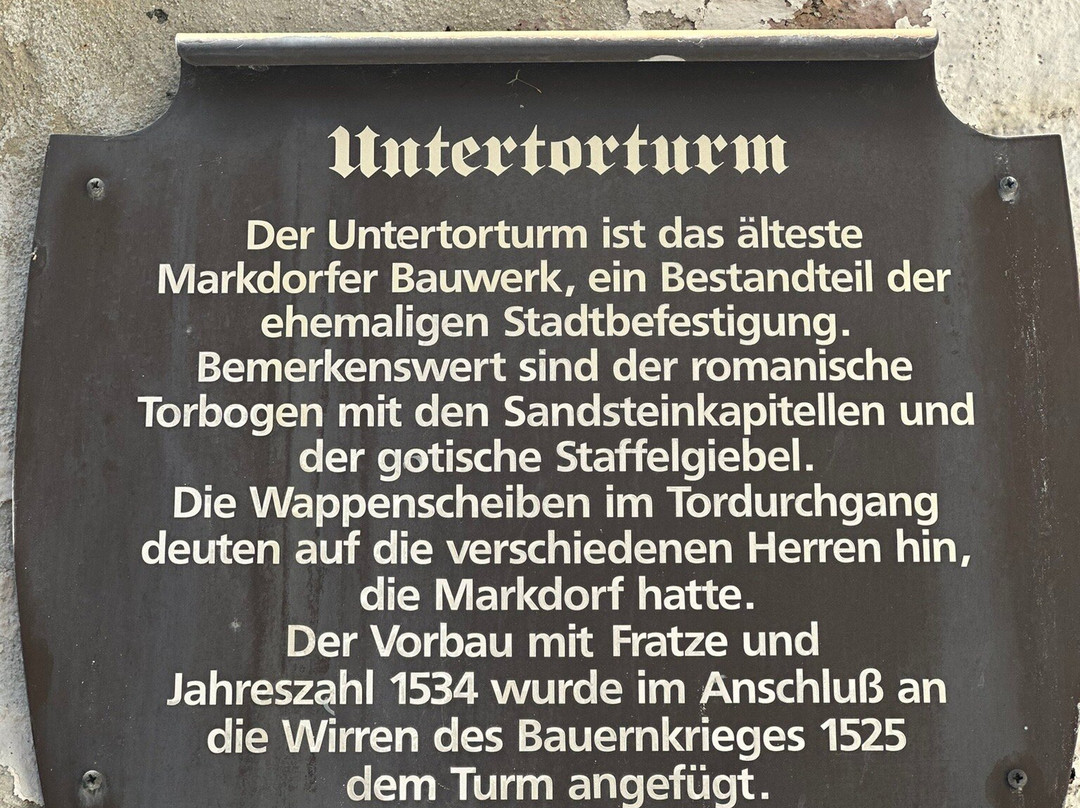 Untertorturm-马克多夫必去景点