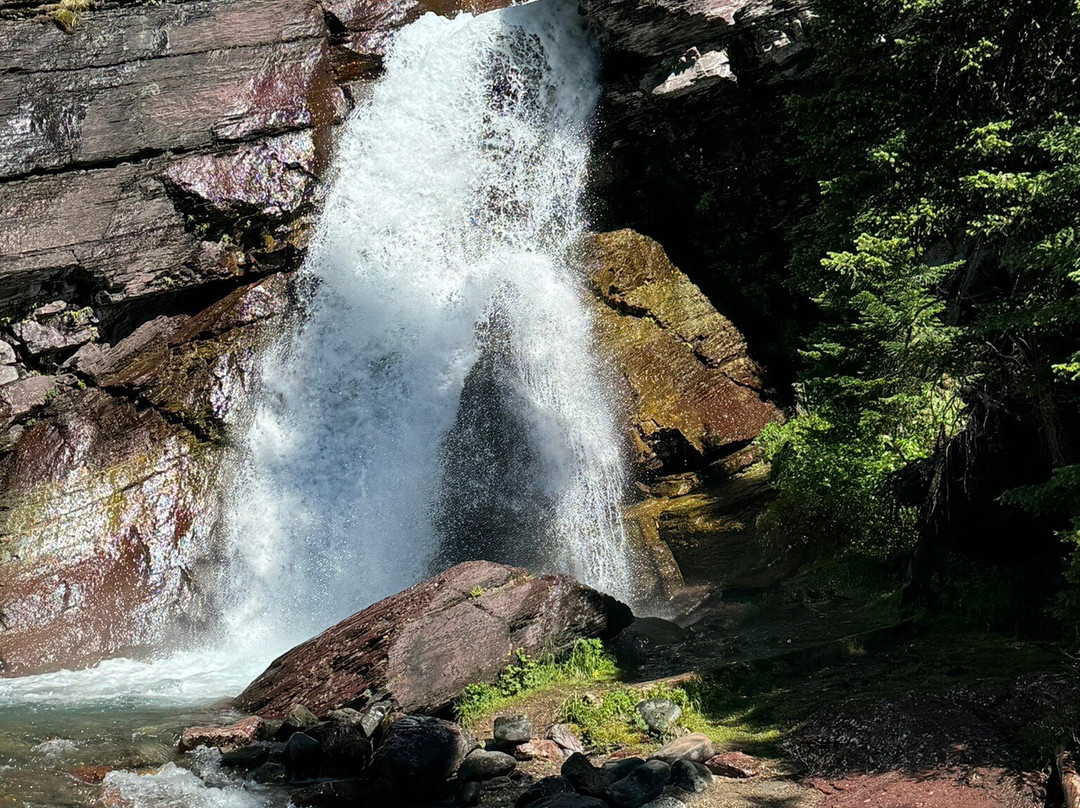 Baring Falls-冰河国家公园必去景点