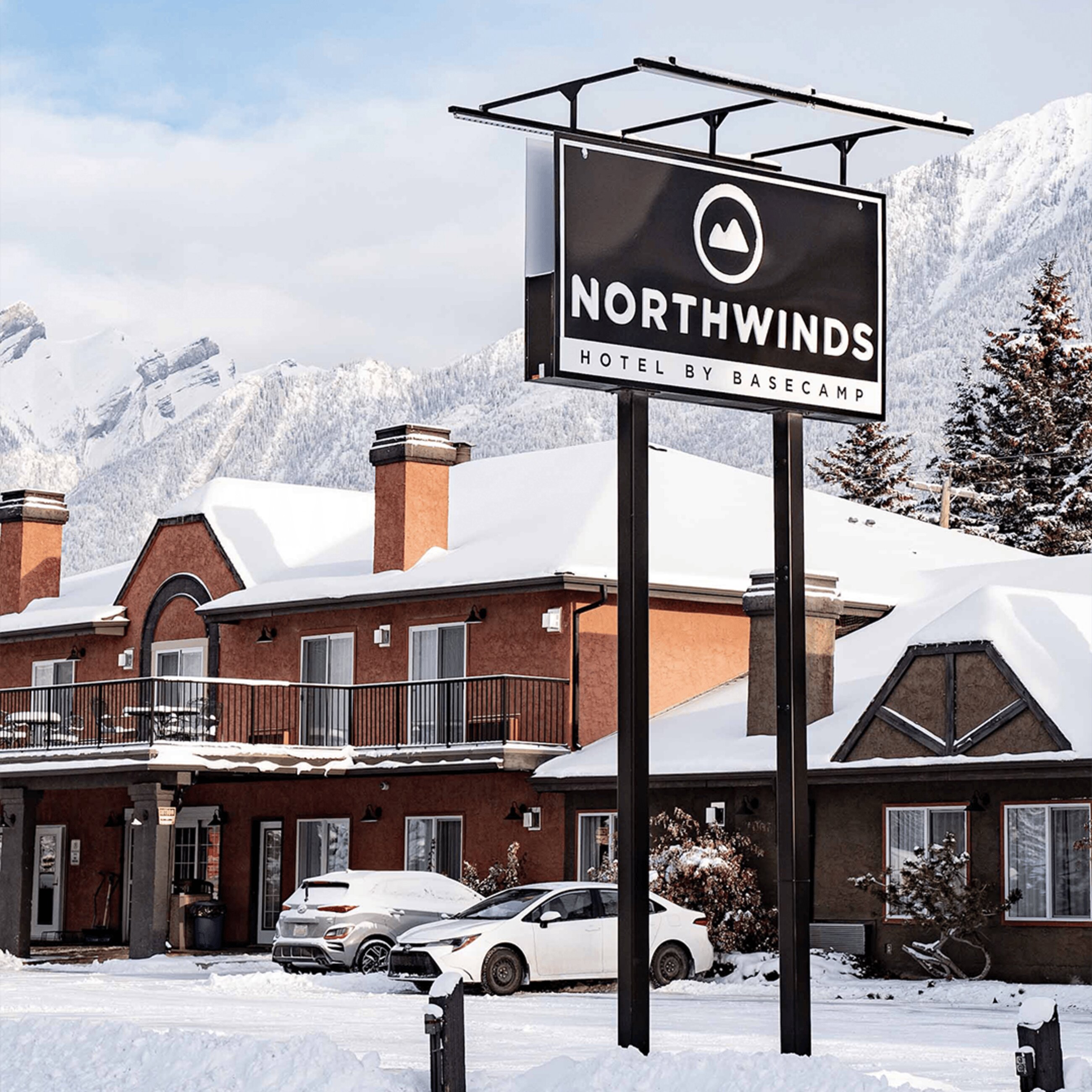 Northwinds Hotel Canmore-浴室