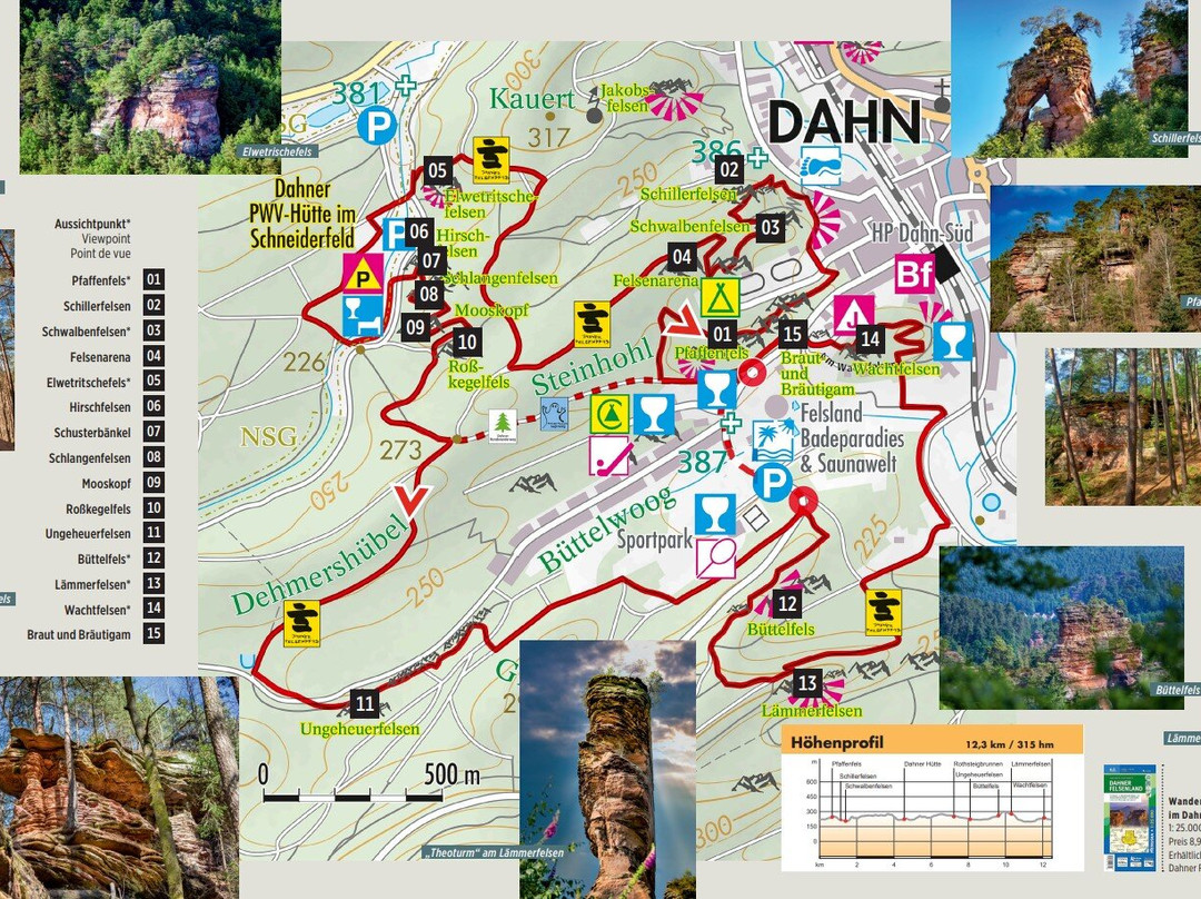 Dahner Felsenwanderweg-Dahn必去景点