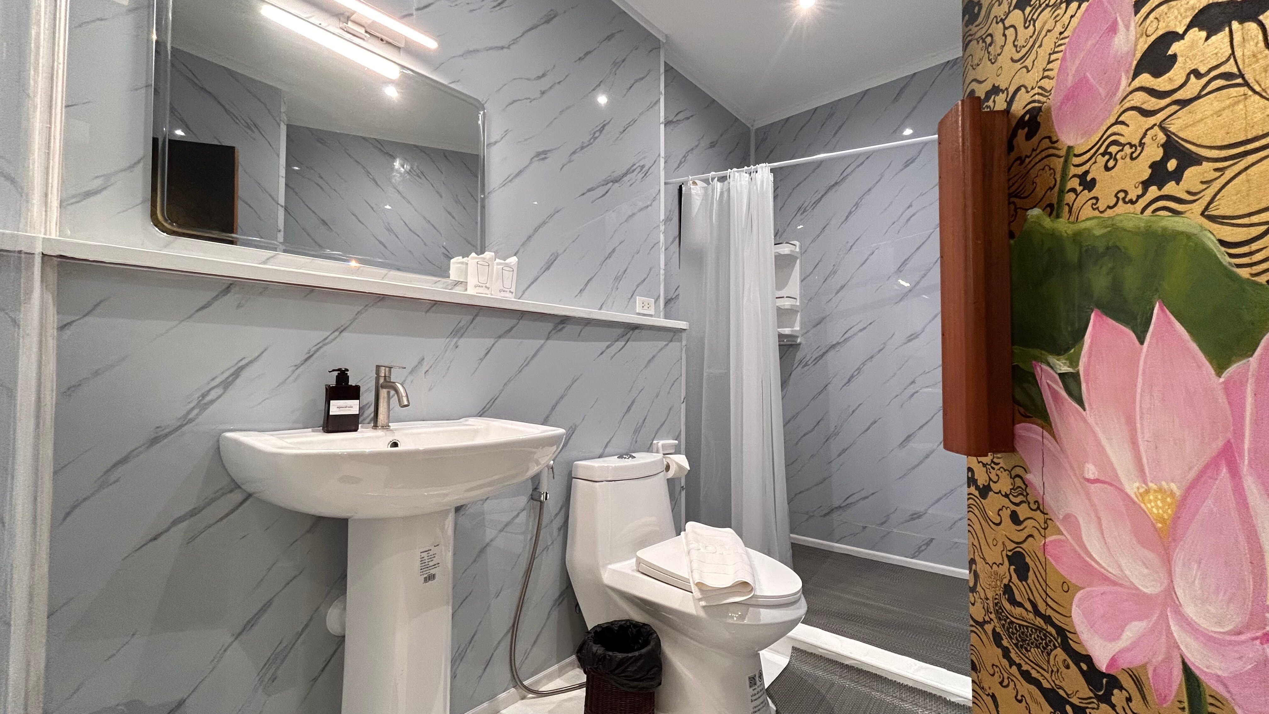 彩虹泰式古法全身按摩长寿和疗养中心-浴室