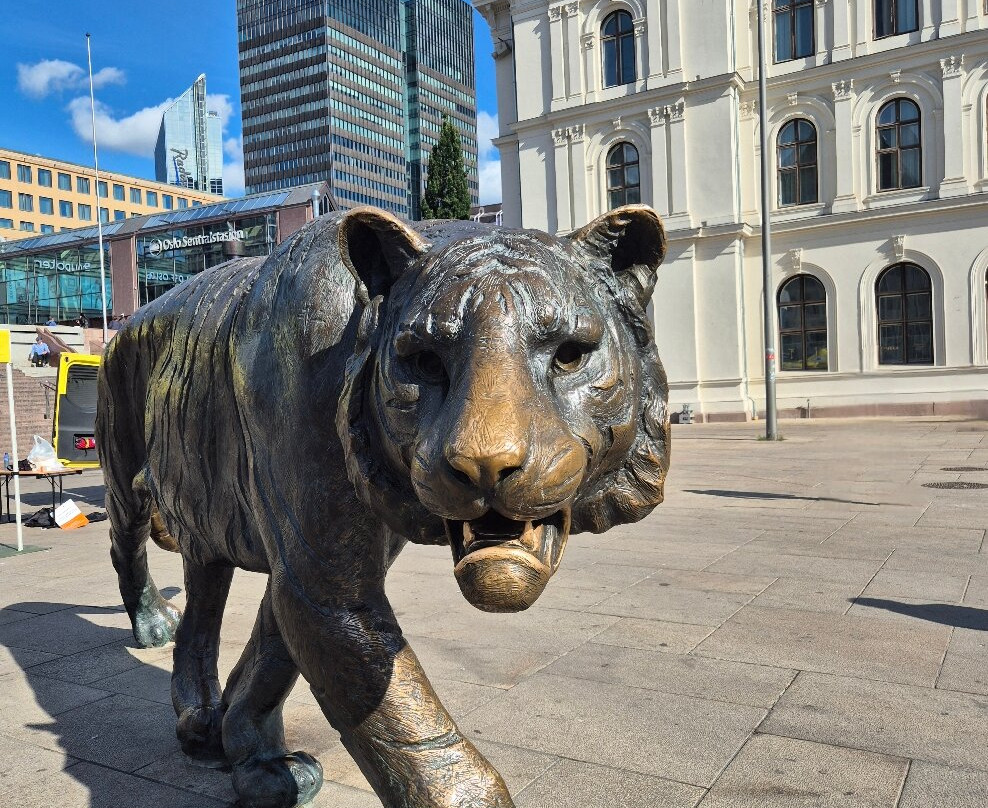 Tiger Sculpture-奥斯陆必去景点