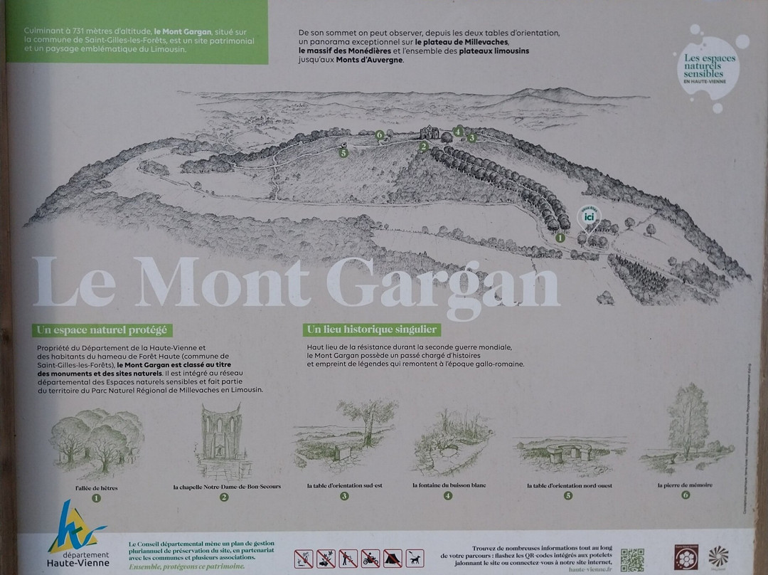 Mont Gargan-Saint-Gilles-les-Forets必去景点