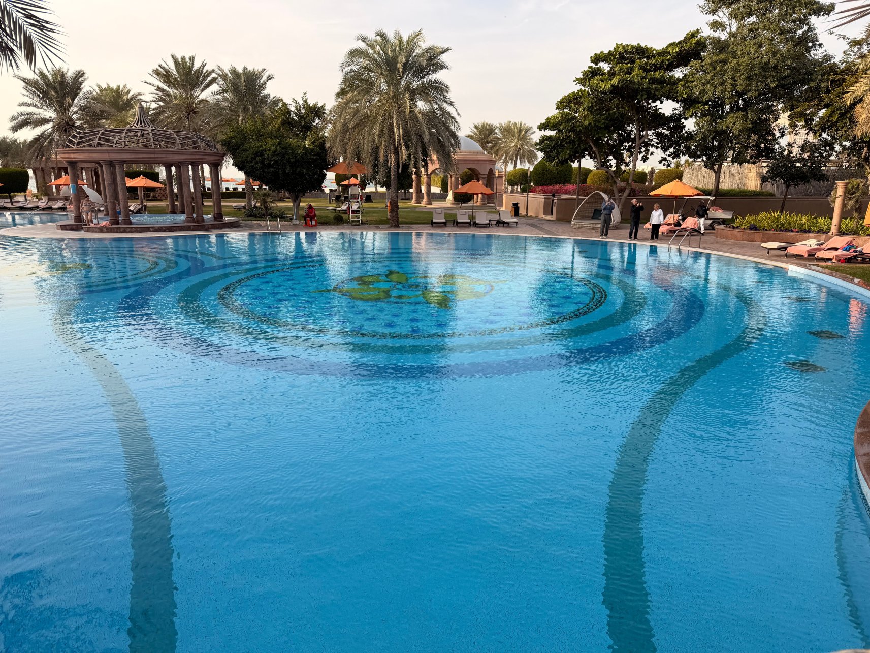 阿布扎比酋长皇宫文华东方酒店-泳池