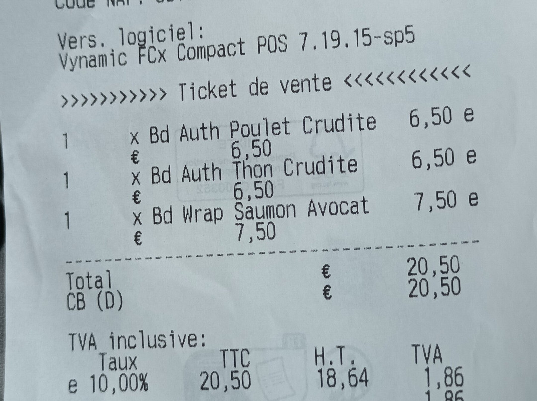 Cafeteria Stratto - Aire du Chien Blanc