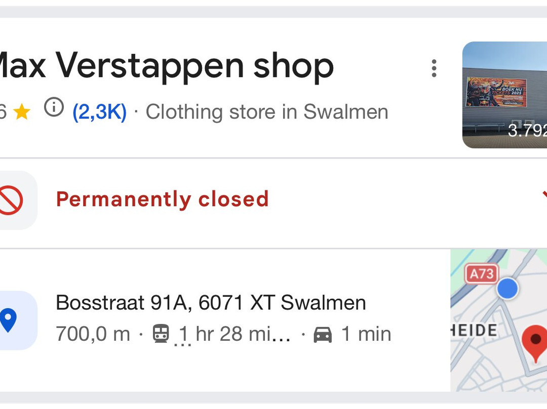 Max Verstappen Shop-Swalmen必去景点