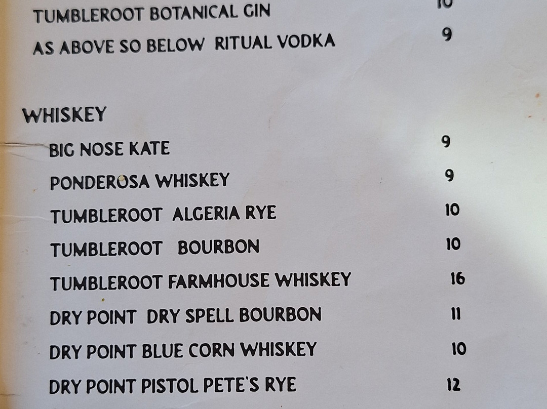 Tumbleweed Lounge at Tularosa Distillery-Tularosa必去景点
