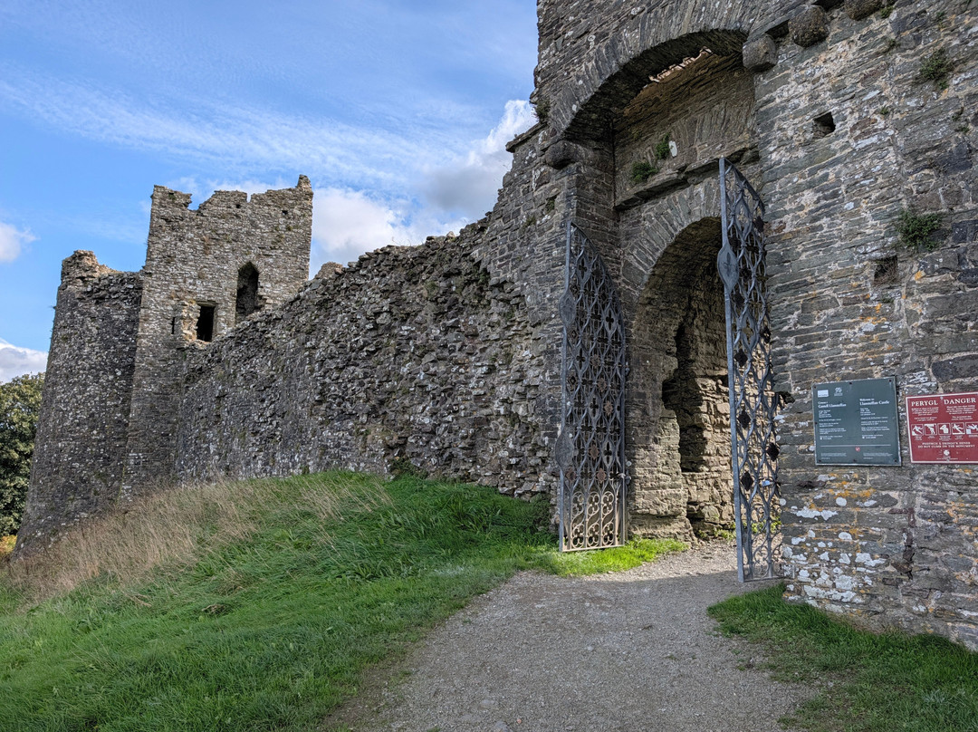 Llansteffan Castle-Llansteffan必去景点