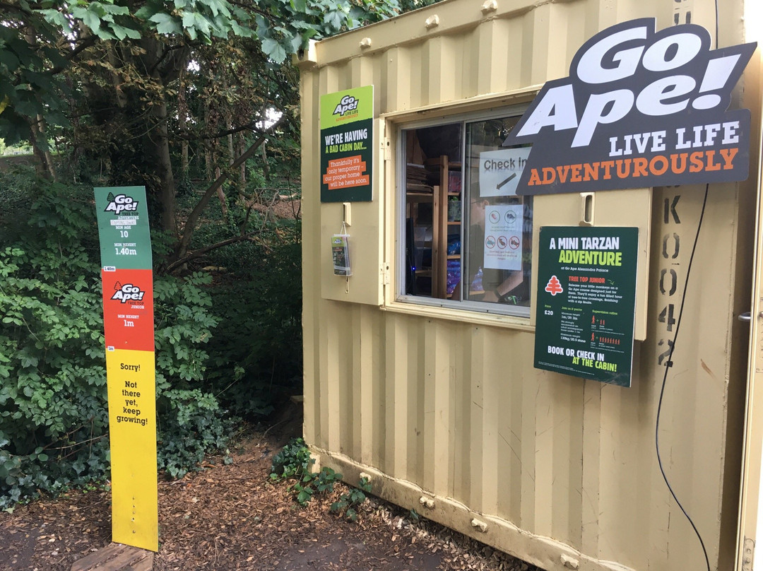 Go Ape Alexandra Palace-伦敦必去景点