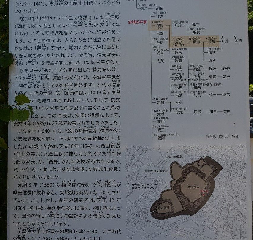 Ansho Castle Ruins-安城市必去景点