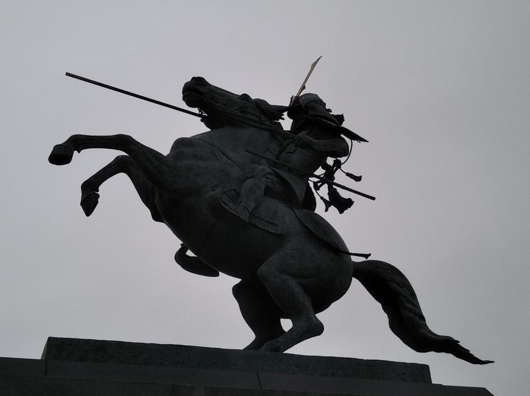 Mogami Yoshiaki Horse-riding Statue景点图片