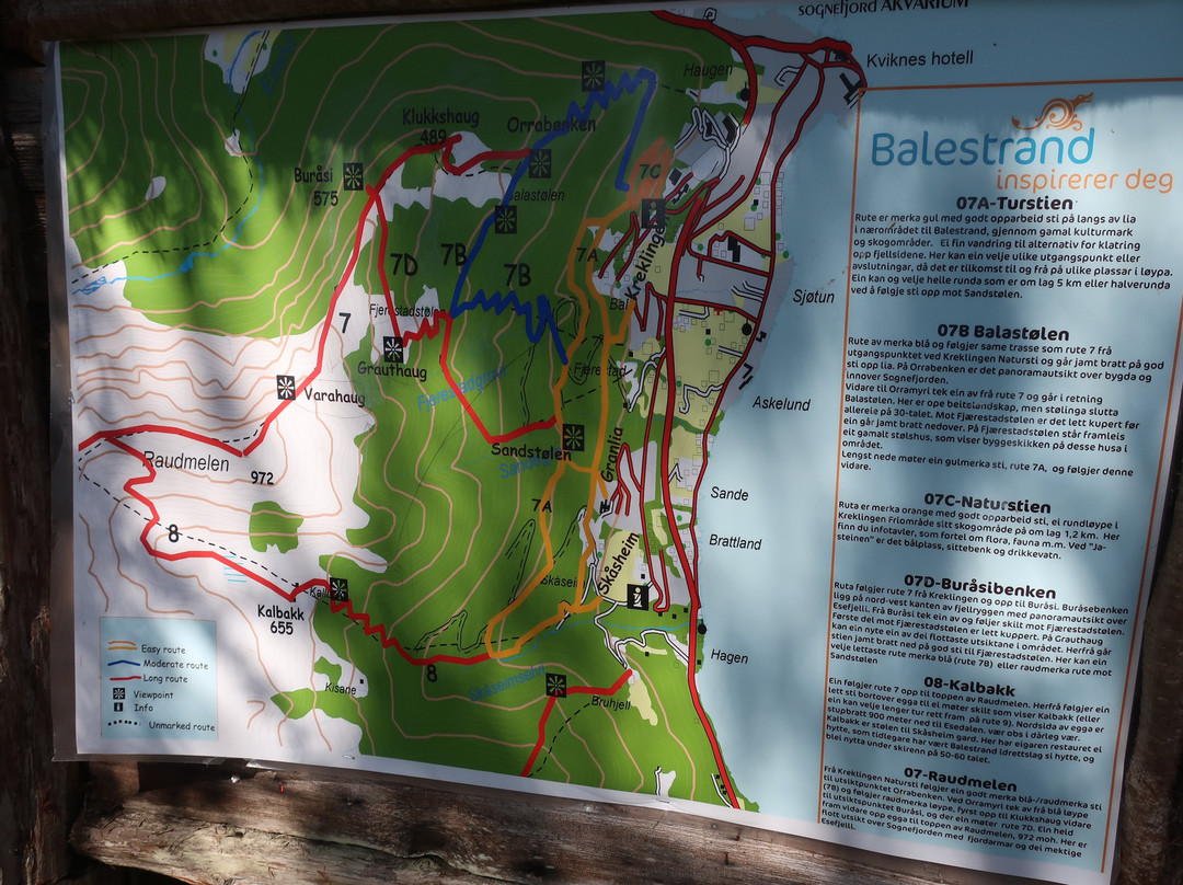 Nature Trail Kreklingen-Balestrand必去景点