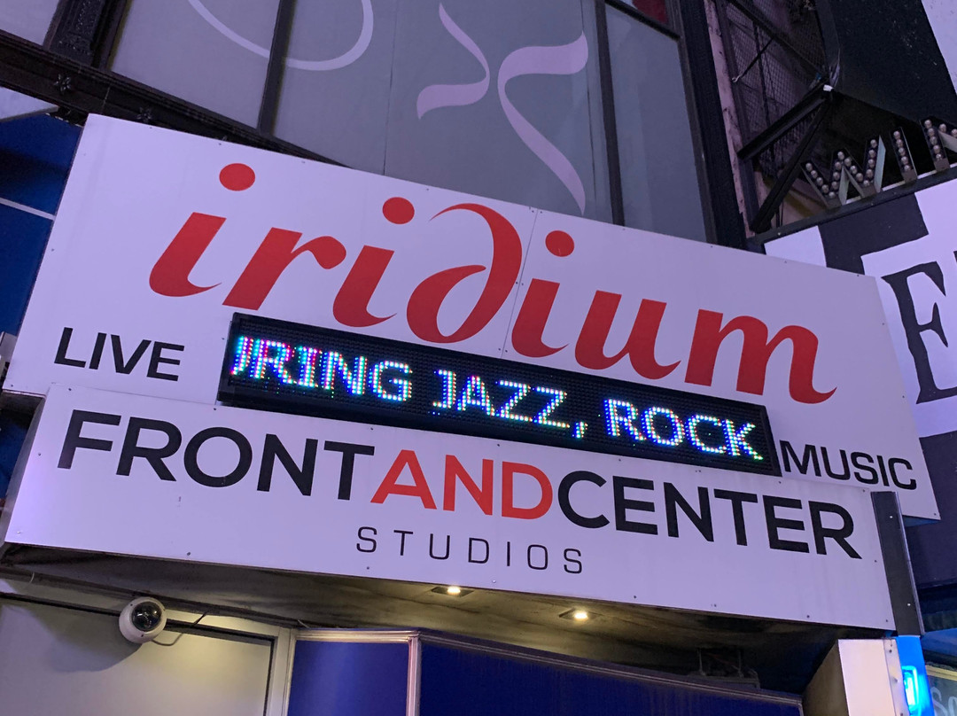 Iridium Jazz Club爵士酒吧-纽约市必去景点