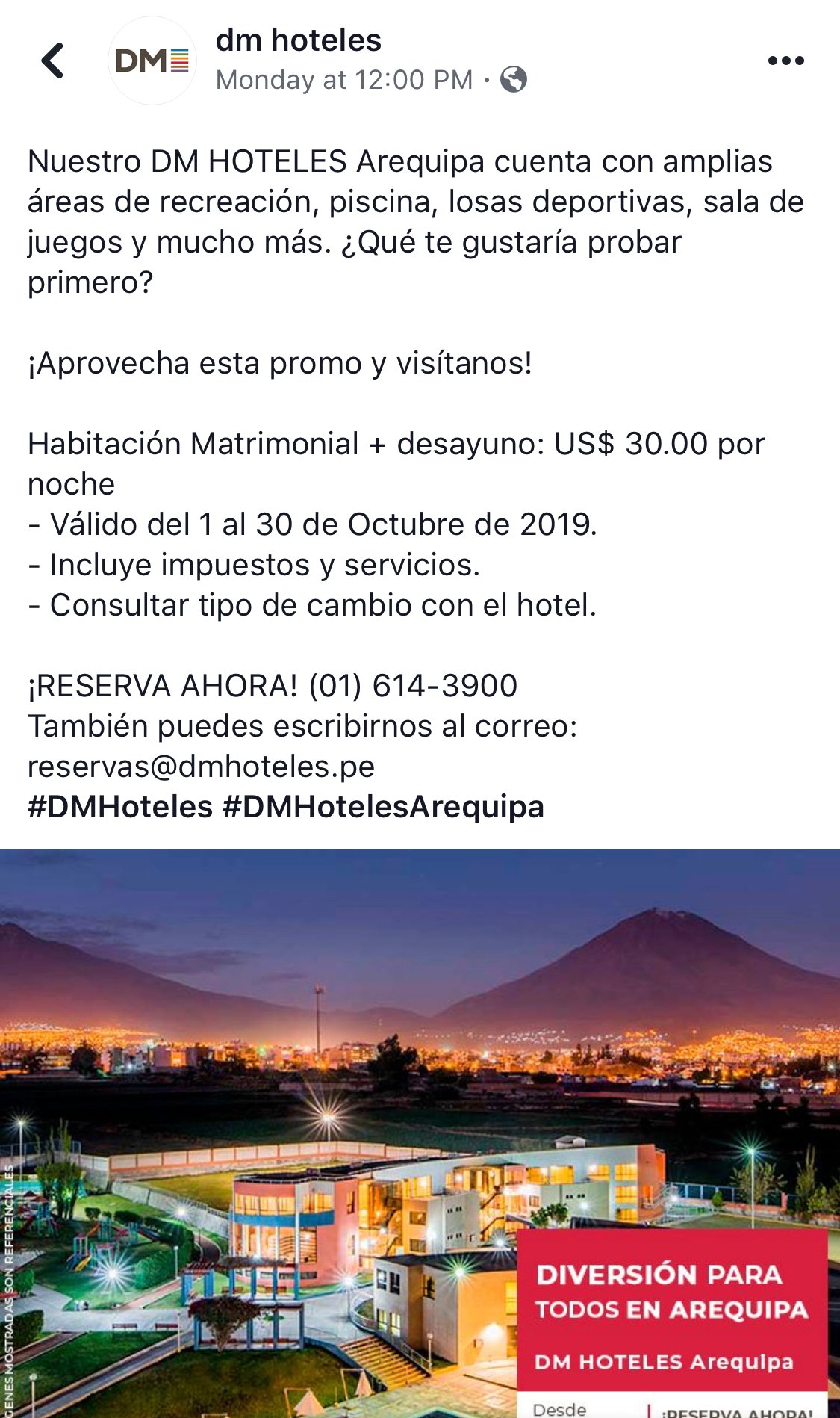 DM Hoteles Arequipa-官方