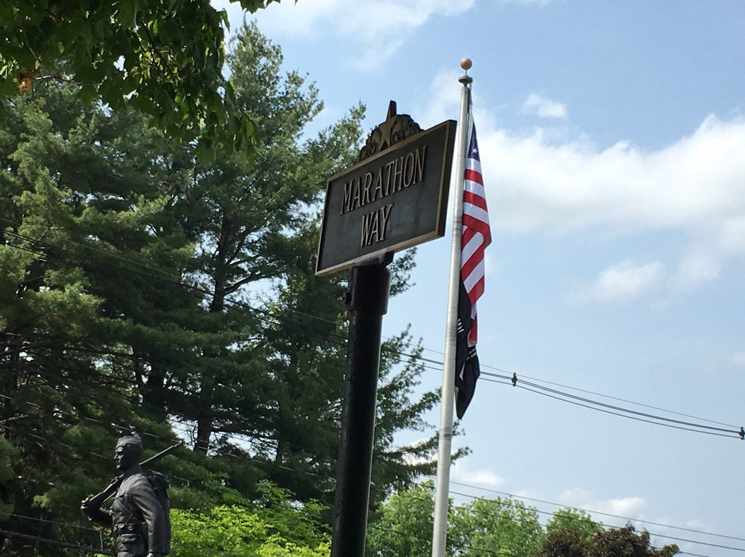 Starting line of Boston Marathon-Hopkinton必去景点