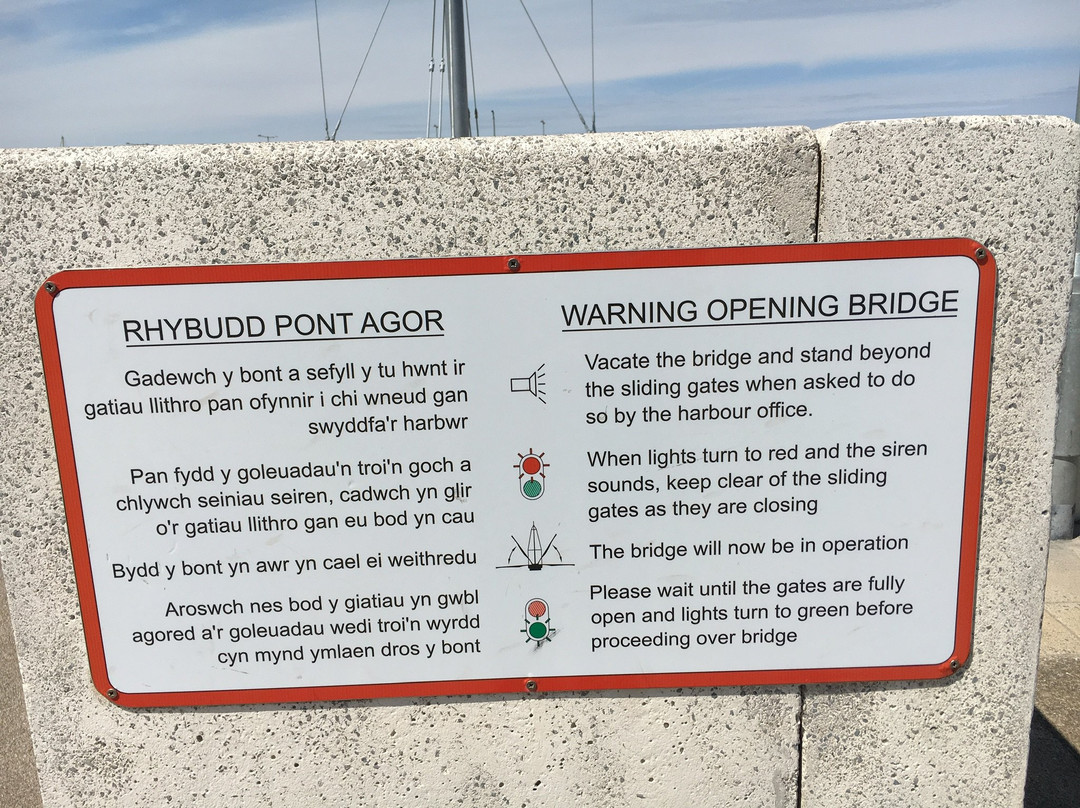 Pont-y-Ddraig Harbour Bridge景点图片