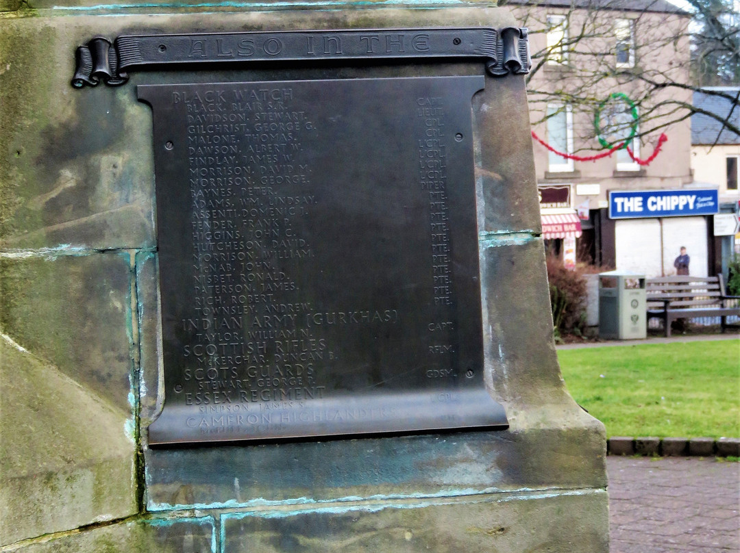 Blairgowrie and Rattray War Memorial-Blairgowrie必去景点