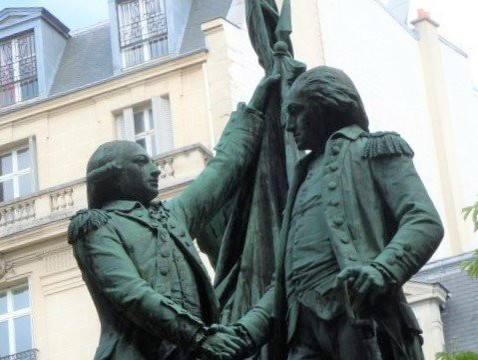 Le monument a Washington et La Fayette-巴黎必去景点