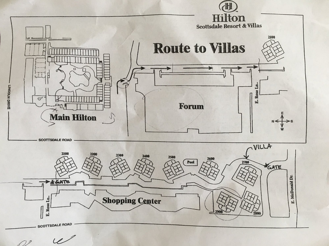 斯科茨代尔希尔顿度假别墅酒店主图