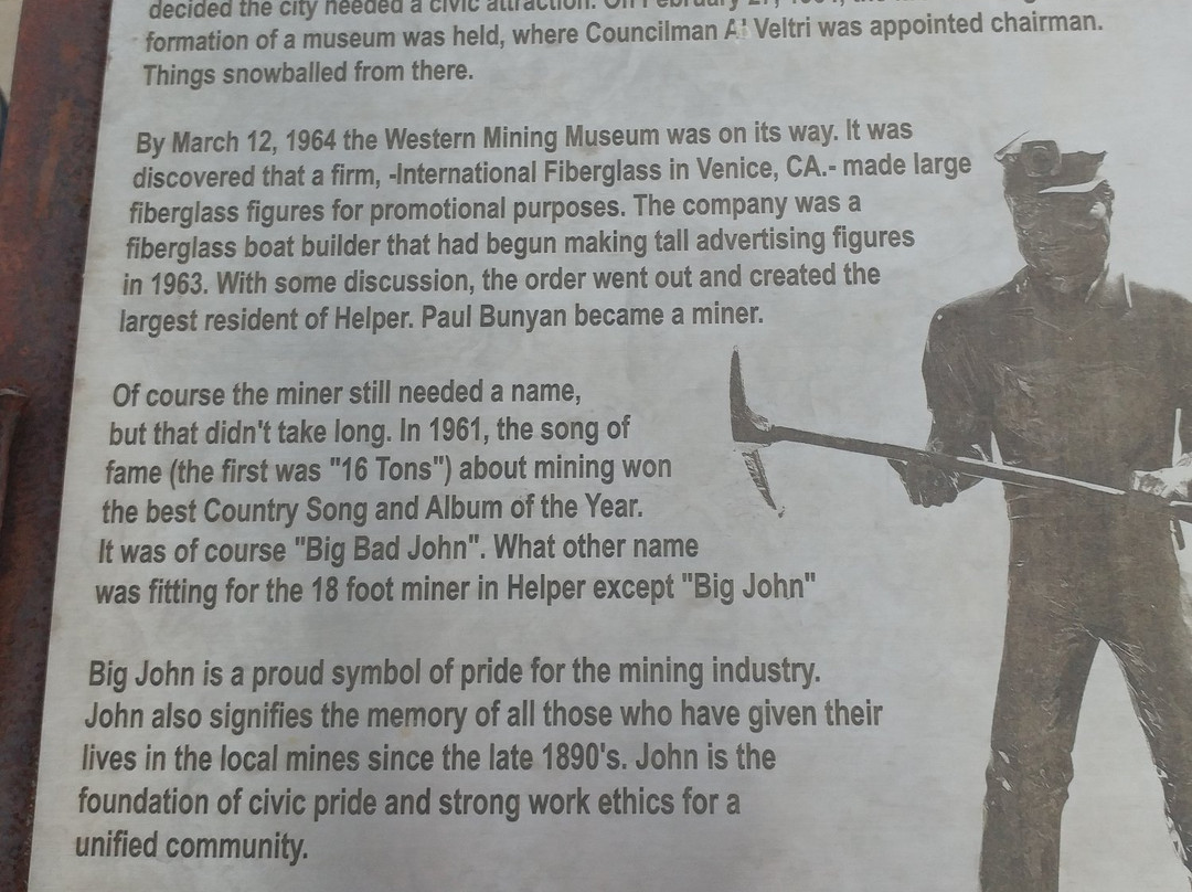 Big John Statue-Helper必去景点