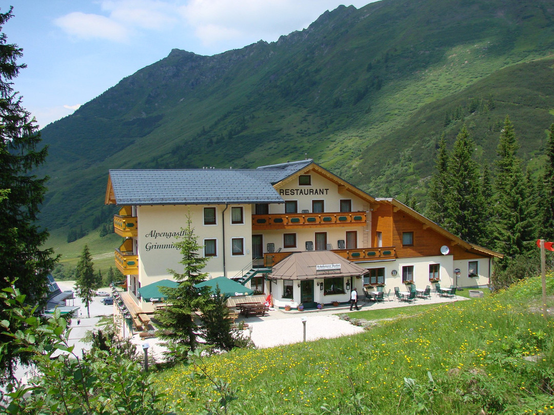 Planneralm酒店住宿-Alpengasthof Grimmingblick