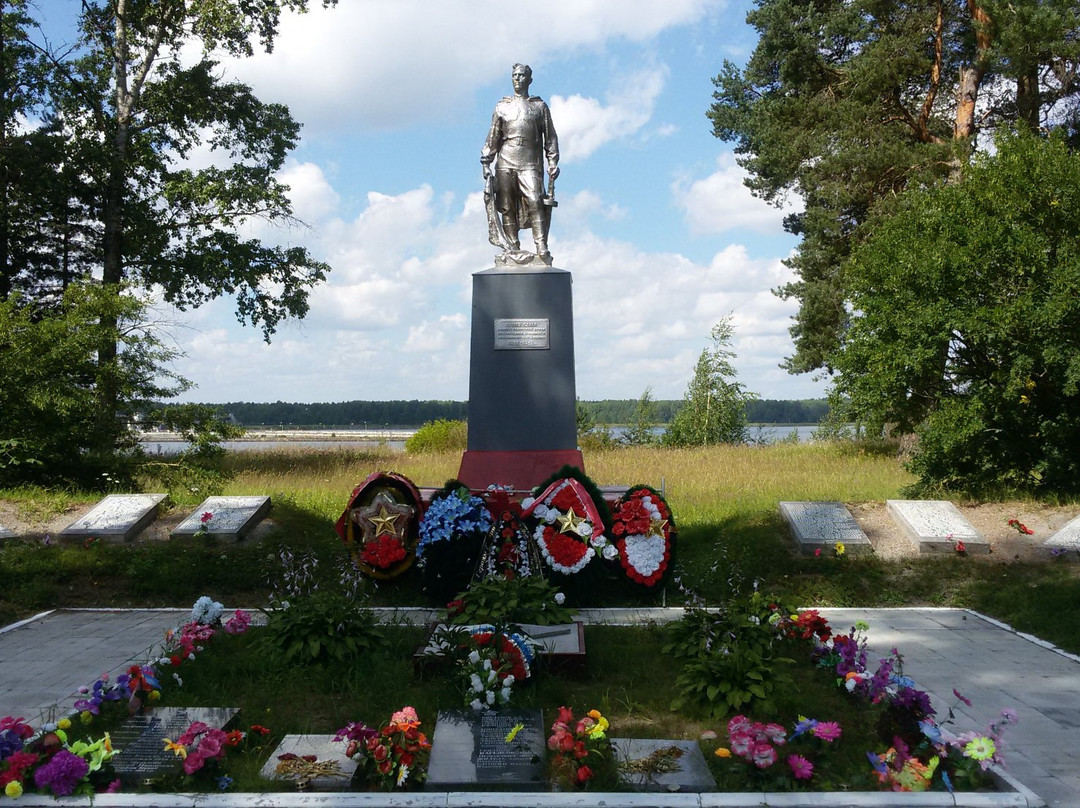 Mass Grave of Soviet Soldiers Who Died in the Fight Against the Fascists