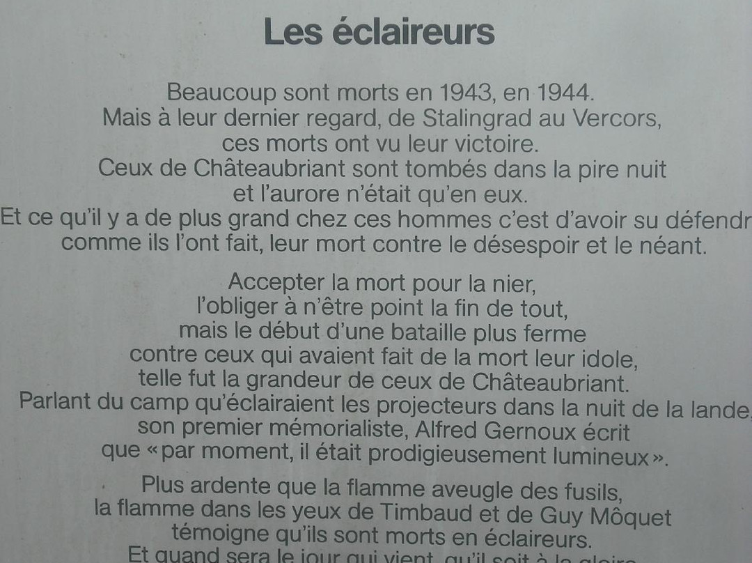 Musée de la Résistance de Châteaubriant景点图片