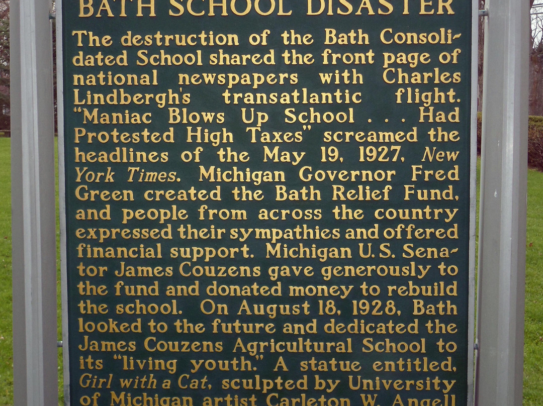 Bath School Disaster Memorial Park景点图片
