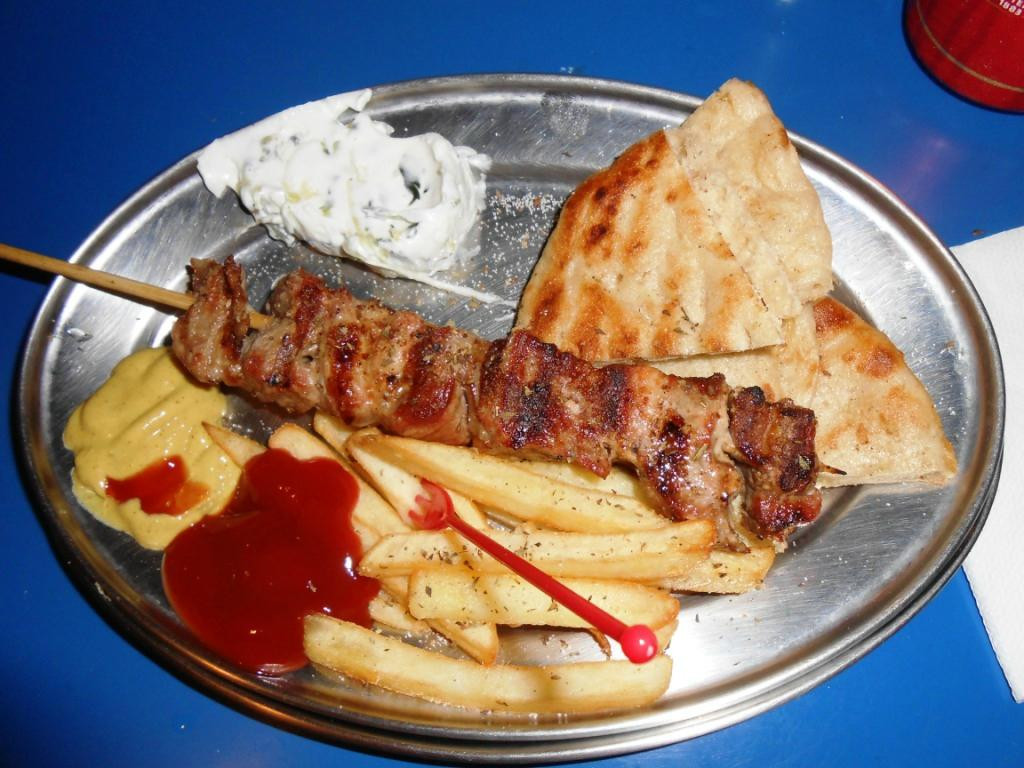 Greek Souvlaki Karvounaki