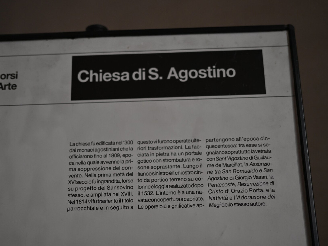 Chiesa di Sant'Agostino-Monte San Savino必去景点