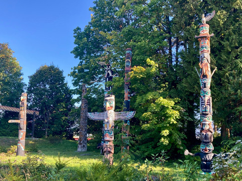 Brockton Point Totem Pole-温哥华必去景点