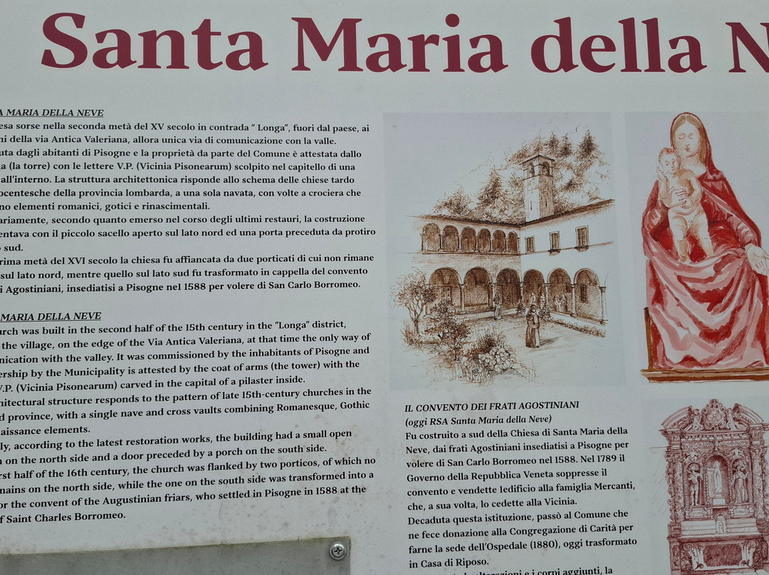 Chiesa di Santa Maria della Neve-Pisogne必去景点
