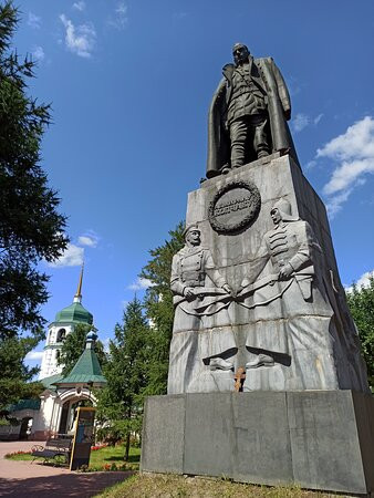 Monument to Admiral Alexander Kolchak-伊尔库茨克必去景点