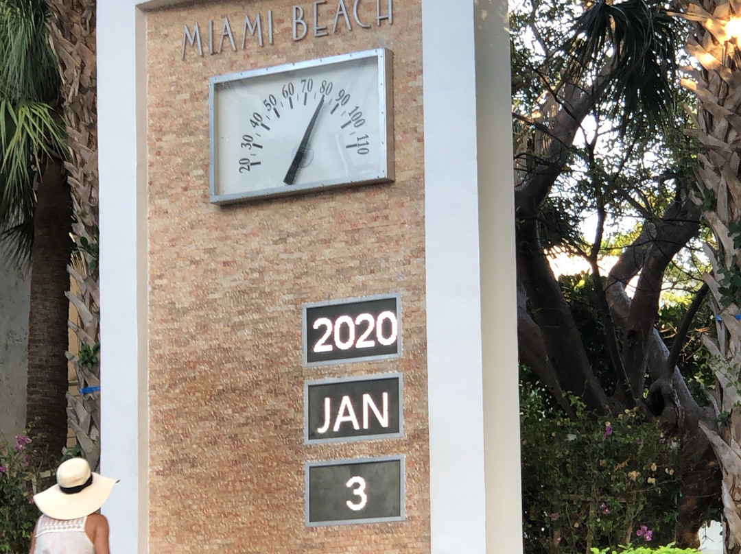 Clock Thermometer-迈阿密海滩必去景点