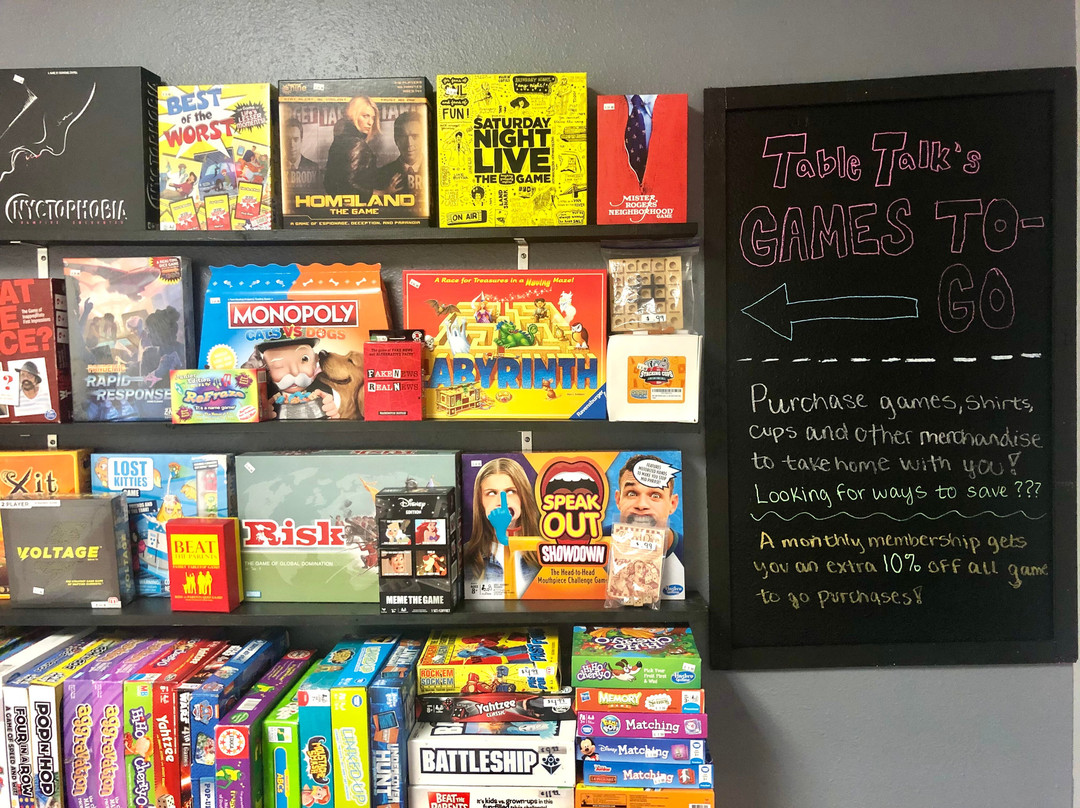 Table Talk Board Game Bistro-布雷登顿必去景点