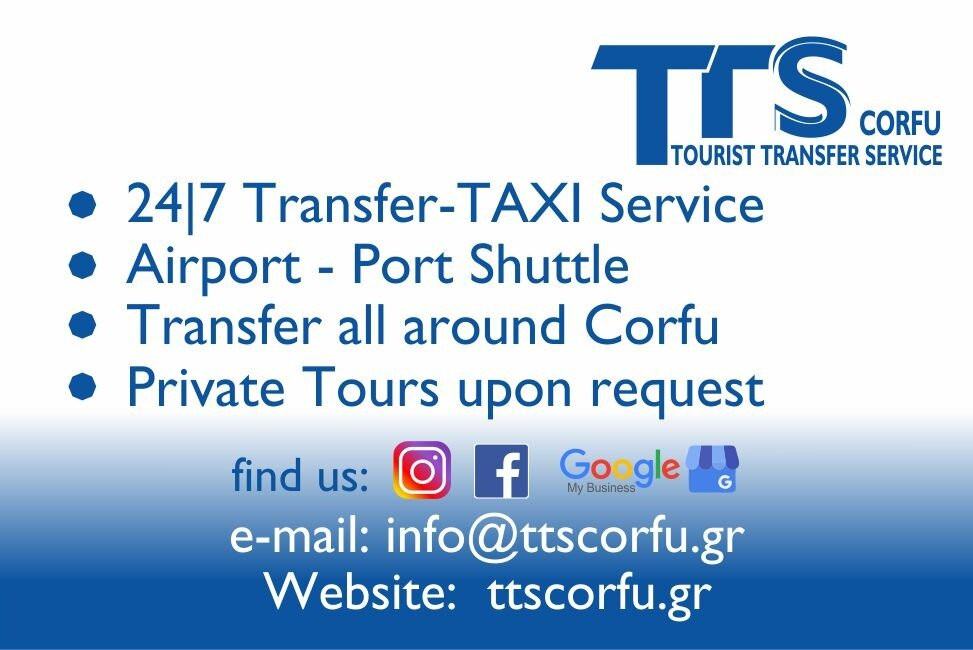 TouristTransferServiceCorfu-Palaiokastritsa必去景点