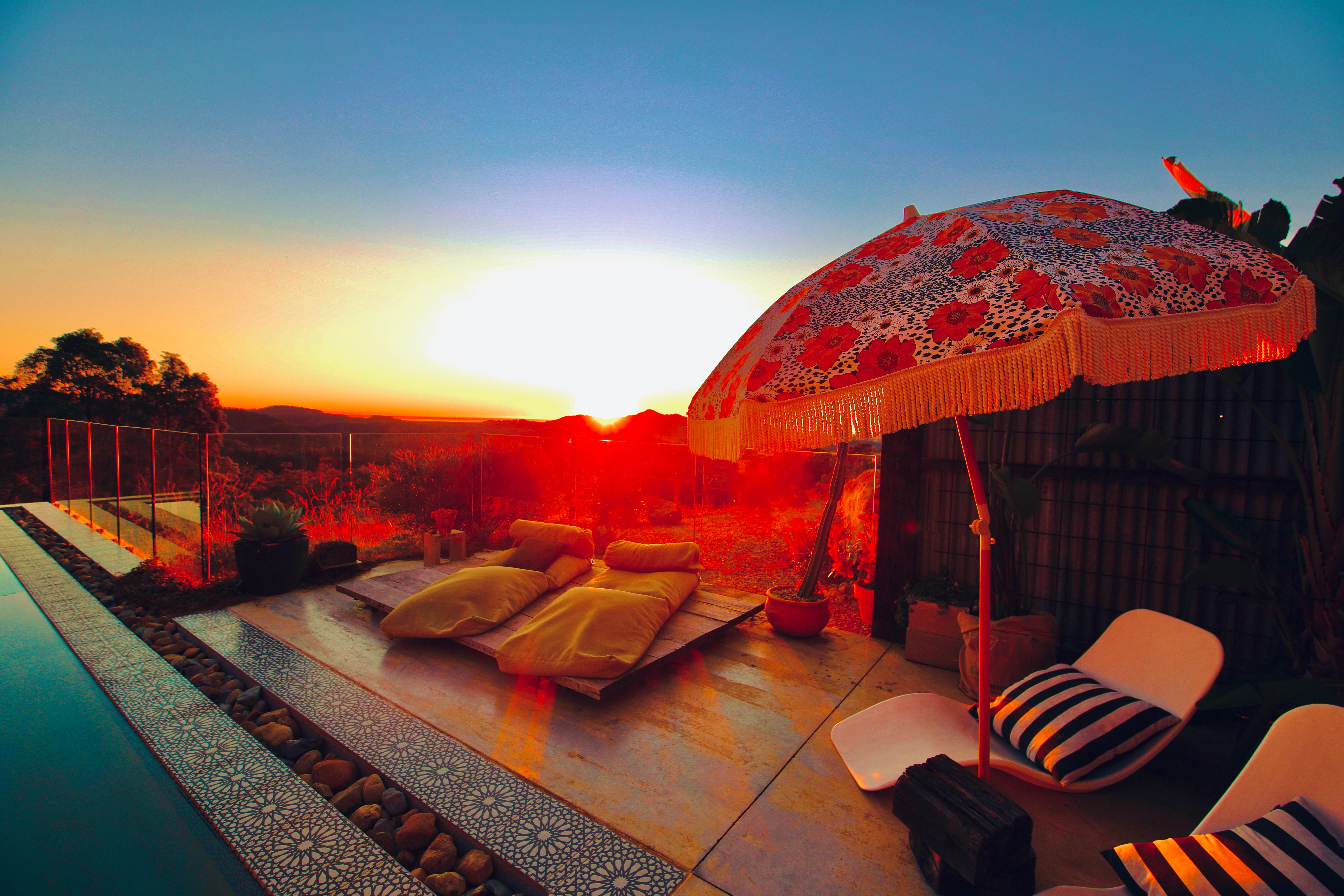 Blackbird Luxury Accommodation-泳池