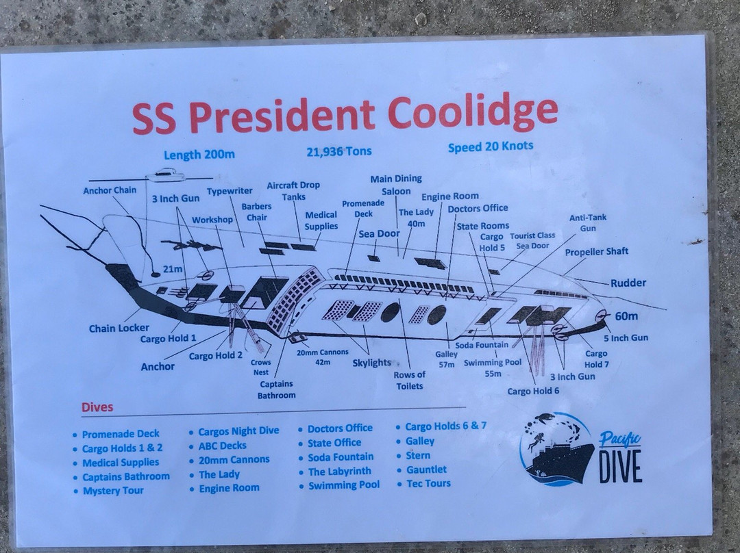 SS President Coolidge景点图片