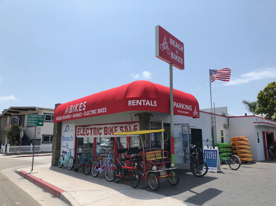 20th Street Beach & Bikes-纽波特海滩必去景点