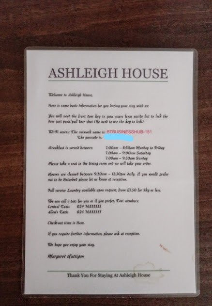 Ashleigh House Bed and Breakfast主图