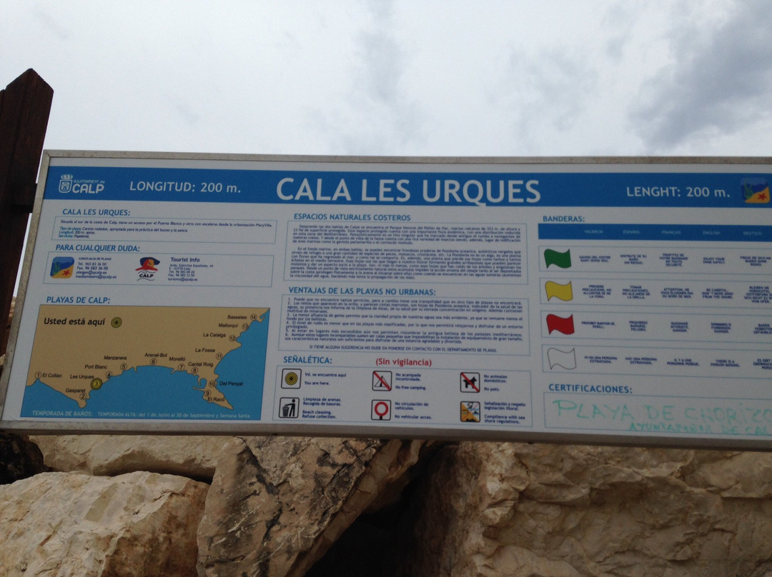 Cala Les Urques Beach景点图片