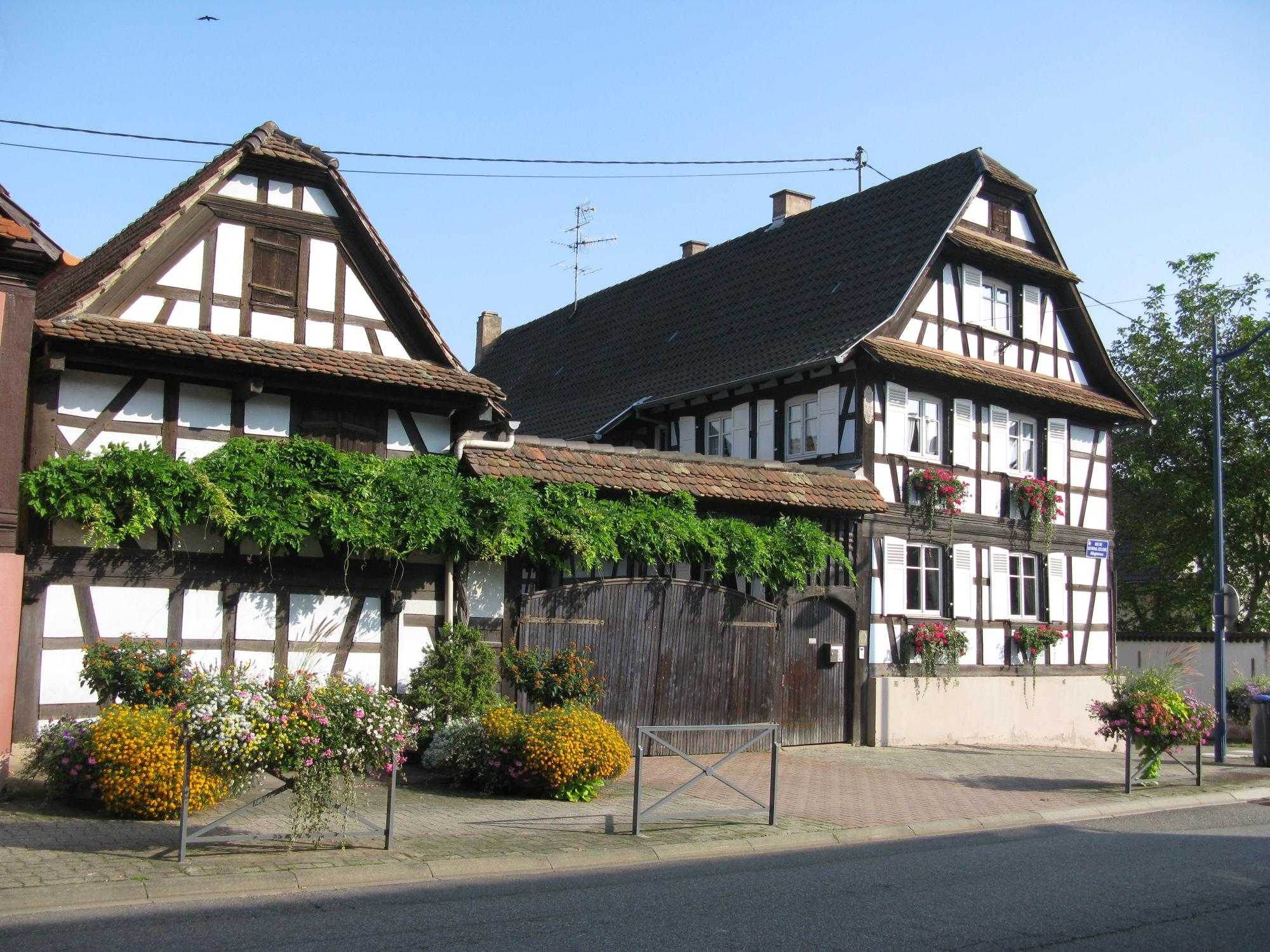 La Ferme Bleue Vendenheim France-浴室